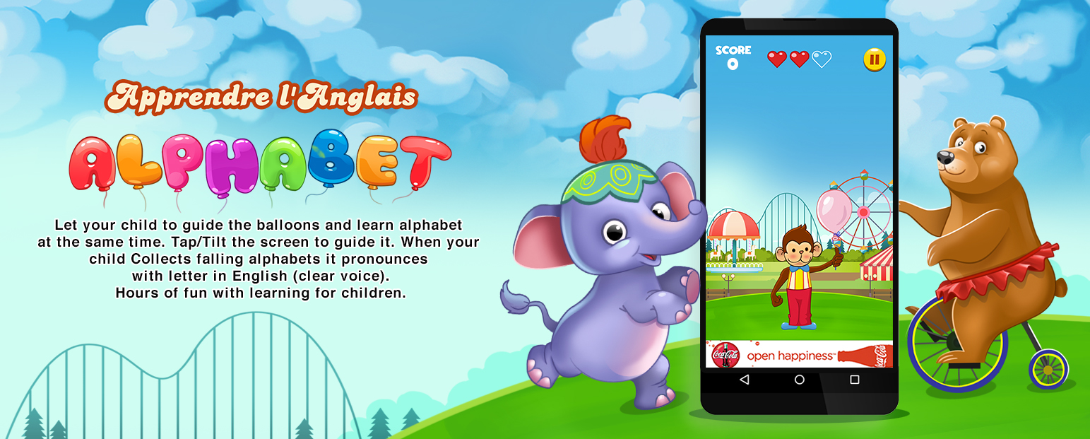 APPRENDRE L'ANGLAIS ALPHABET from MavinApps, leading  mobile app and games development company in Chennai